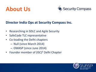 'SecureMe - Droid' Android Security Application by Vishal Asthana