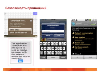 Безопасность приложений 
 