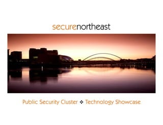 securenortheast




Public Security Cluster   Technology Showcase
 