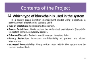 Secure Organ Donation Management Using Blockchain.pptx