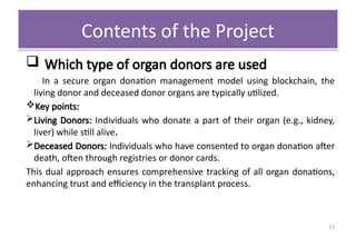 Secure Organ Donation Management Using Blockchain.pptx