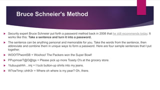 Secure passwords | PPT