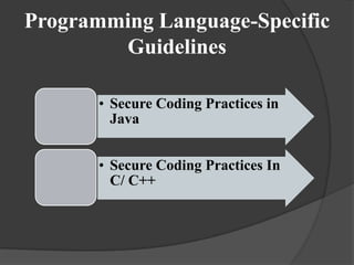 Secure programming language basis | PPTX