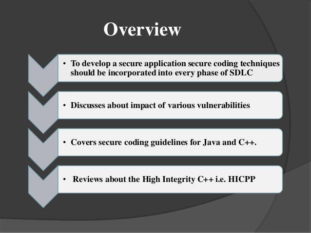 Secure Programming Language Basis Secure Programming Language Basis