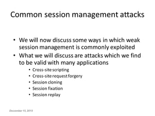 Secure Session Management