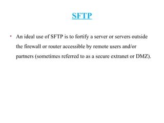 Secure shell ppt | PPT