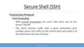 Secure Shell Ssh Port Number Secure Shell(ssh) | PPTX