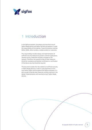 Secure sigfox ready devices recommendation guide | PDF