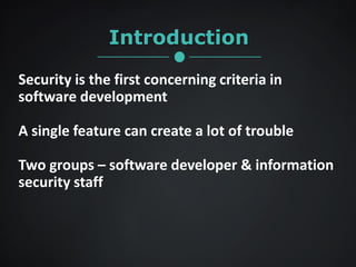 Secure software design | PDF