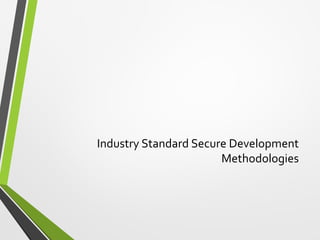 Secure software development presentation | PDF