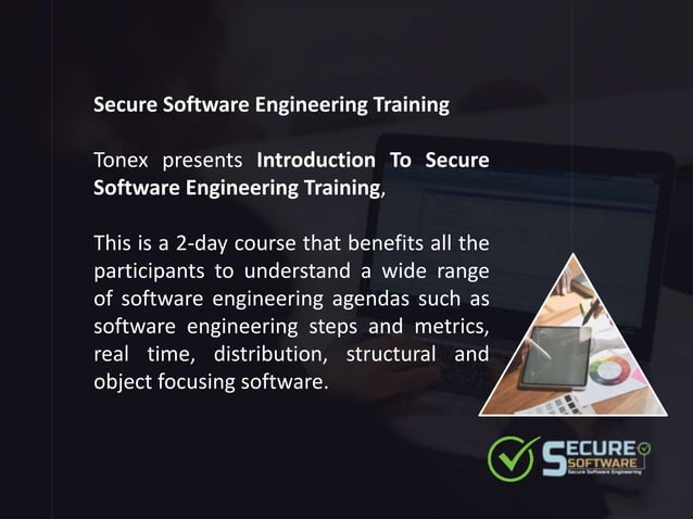 Software engineering, Secure software engineering training | PPT
