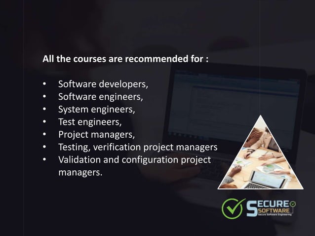 Software engineering, Secure software engineering training | PPT