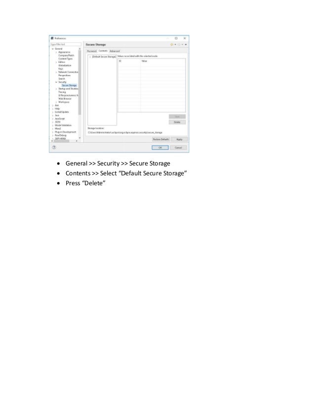 Secure Storage Locked Error Hana Resolved