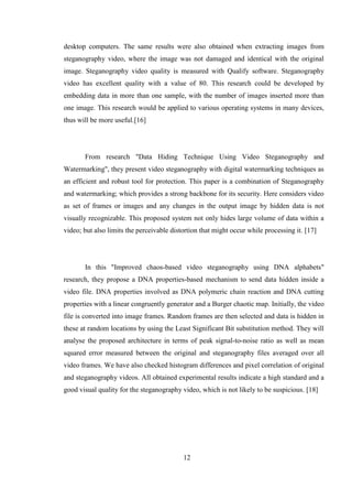 Secure video transmission using steganography and cryptography | PDF