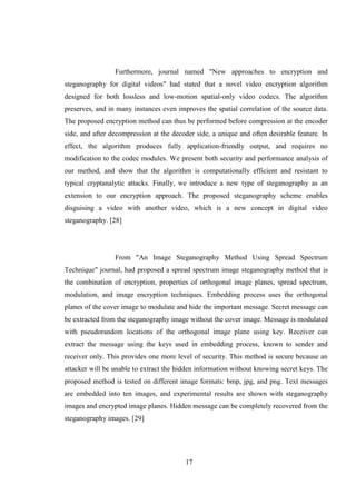 Secure video transmission using steganography and cryptography | PDF
