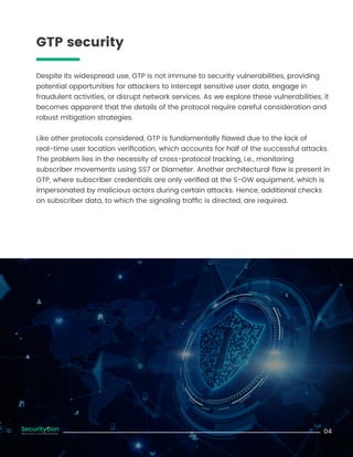Secure Your Network with Confidence Understanding - GTP Protocols by ...