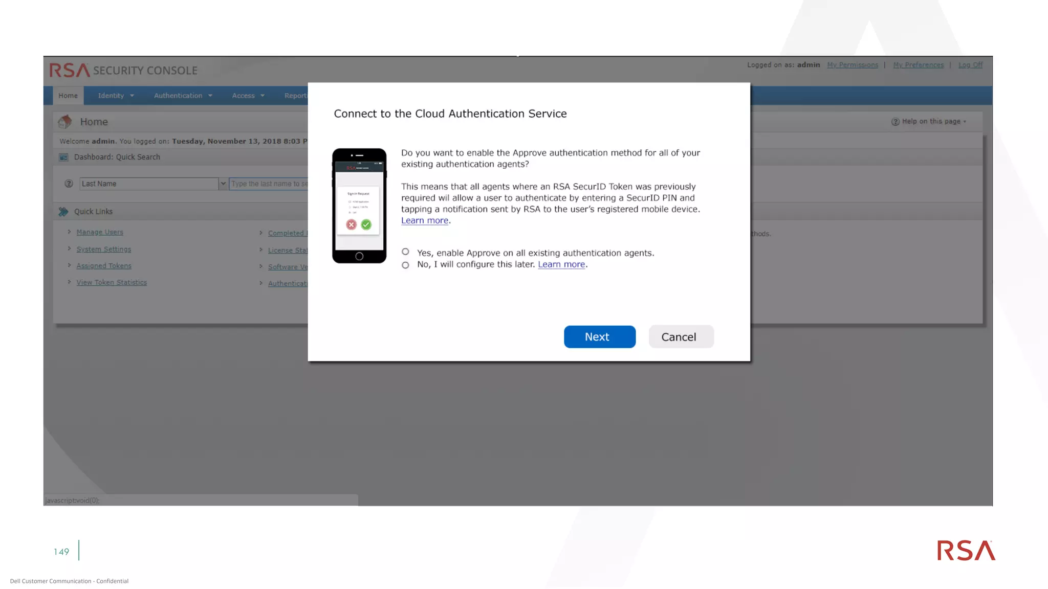 149
Dell Customer Communication - Confidential
 