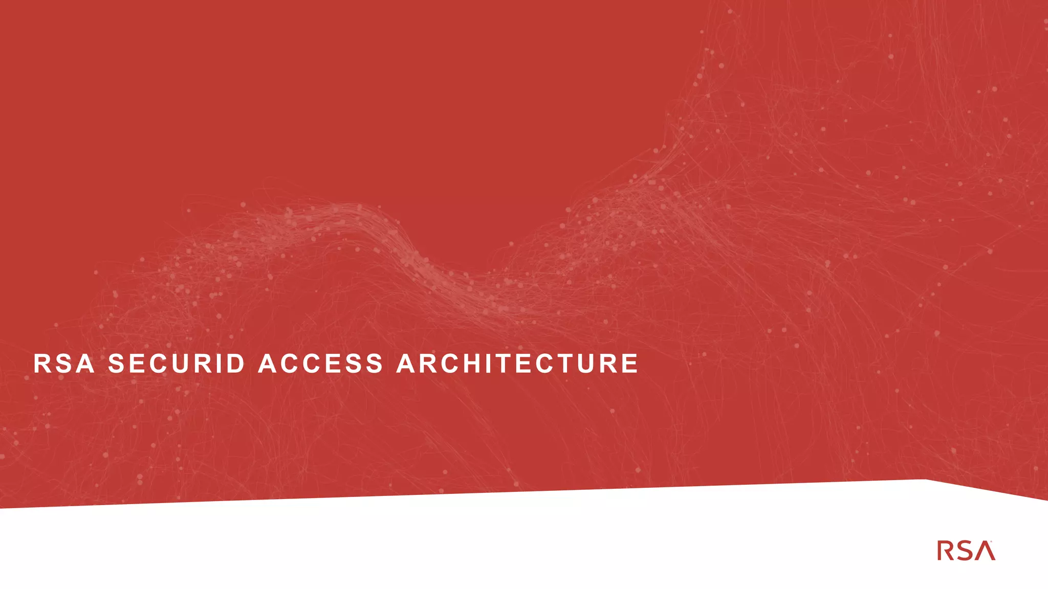 78
Dell Customer Communication - Confidential
RSA SECURID ACCESS ARCHITECTURE
 