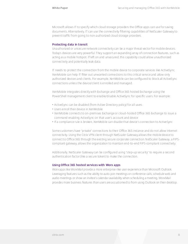 office 365 white paper White paper 1 executive summary microsoft office 365 is a significant move forward for microsoft as it attempts to migrate its user base—and new customers. office 365 white paper White paper 1 executive summary microsoft office 365 is a significant move forward for microsoft as it attempts to migrate its user base—and new customers.