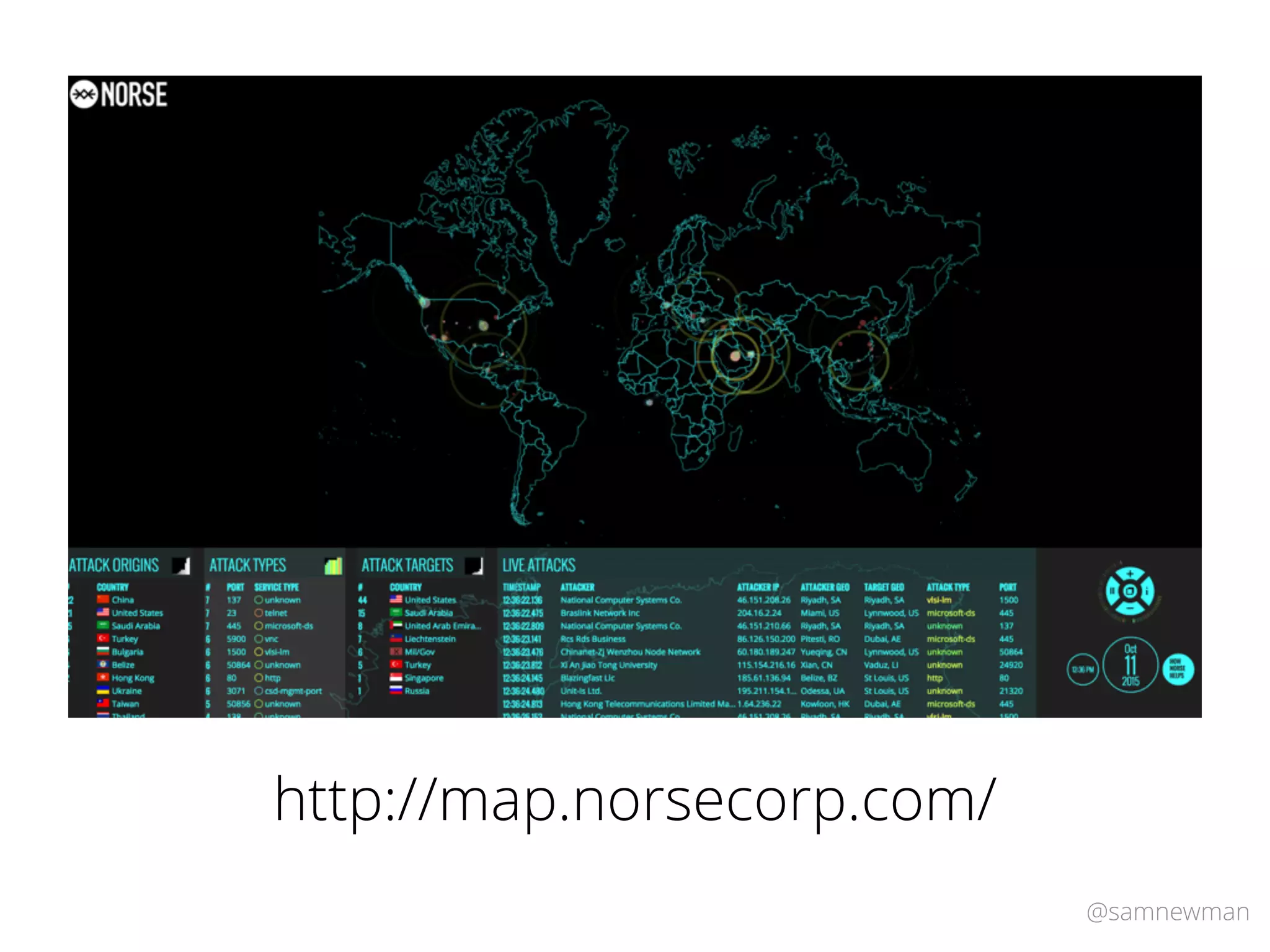 @samnewman
http://map.norsecorp.com/
 
