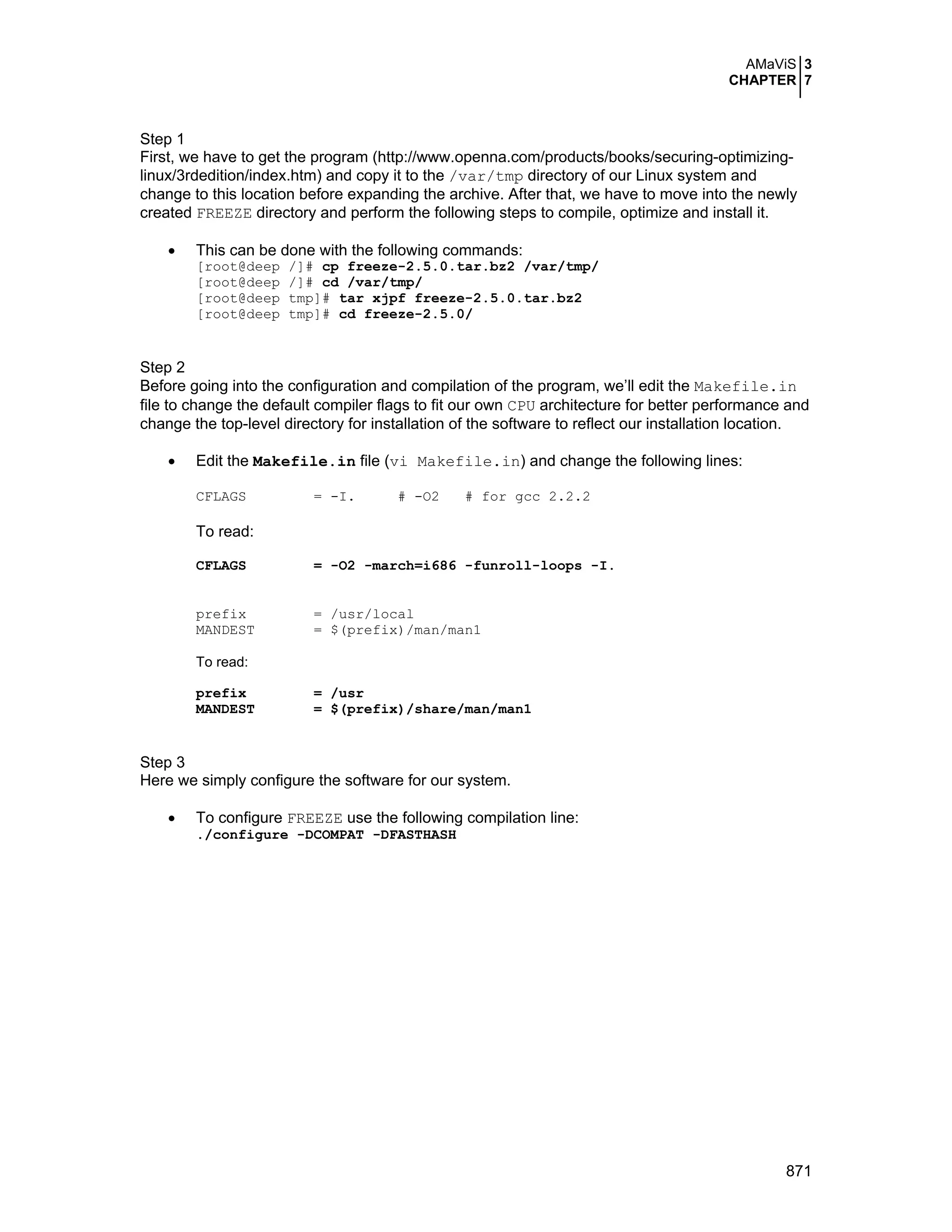 Securing optimizing linux. the hacking solution