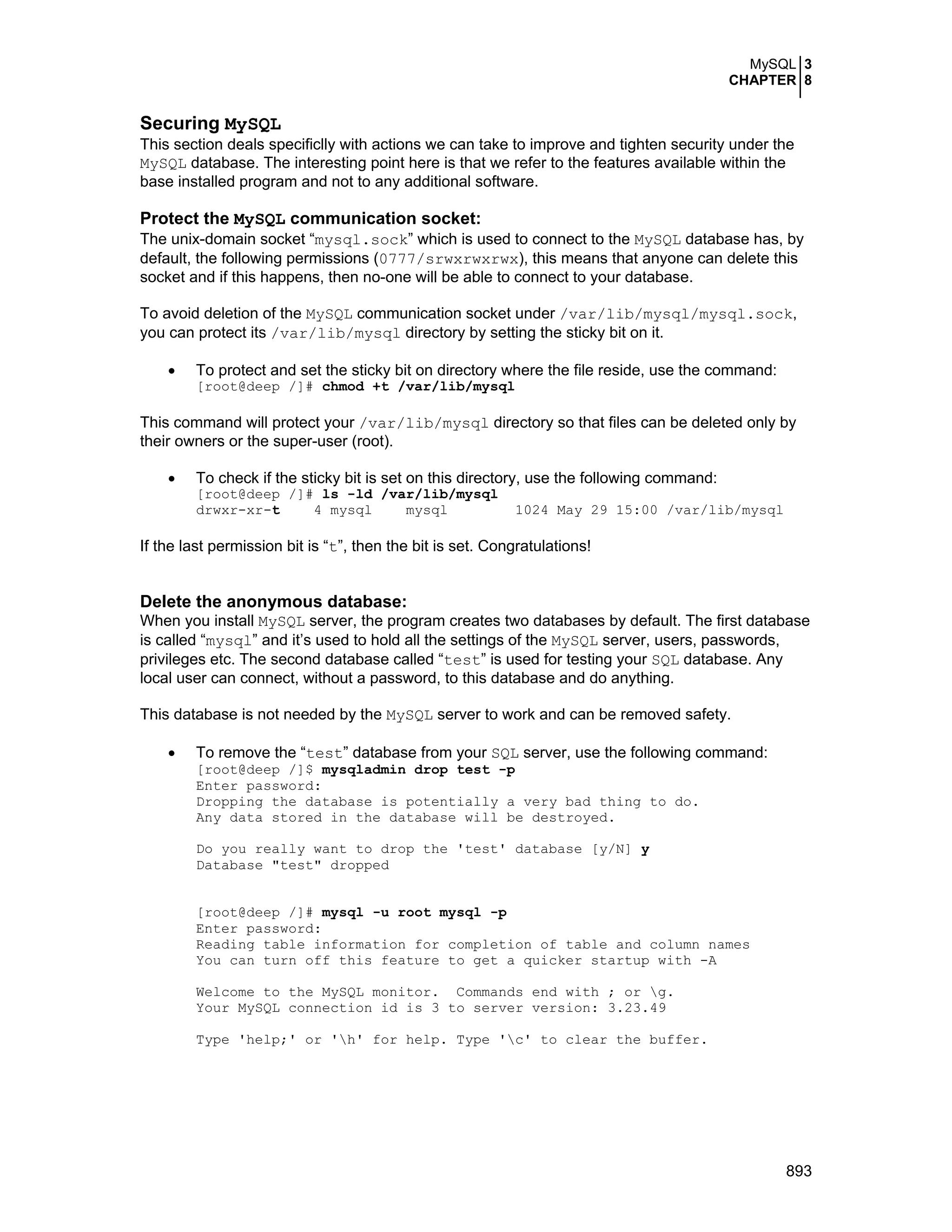 Securing optimizing linux. the hacking solution