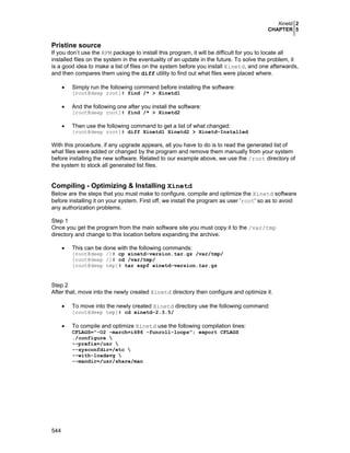 Securing optimizing linux. the hacking solution