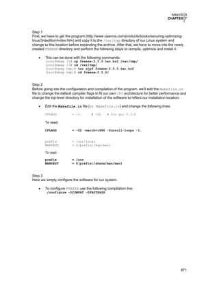 Securing optimizing linux. the hacking solution