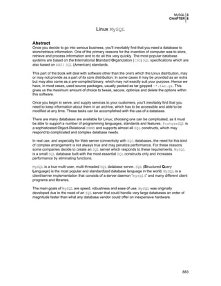 Securing optimizing linux. the hacking solution