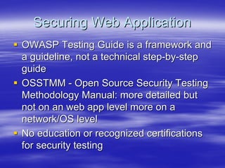 Securing Web Services
