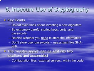 Securing Web Services