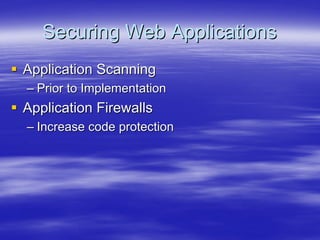 Securing Web Services