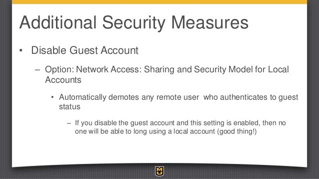 Securing Windows With Group Policy
