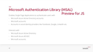 Securing an Azure Function REST API with Azure Active Directory | PPT