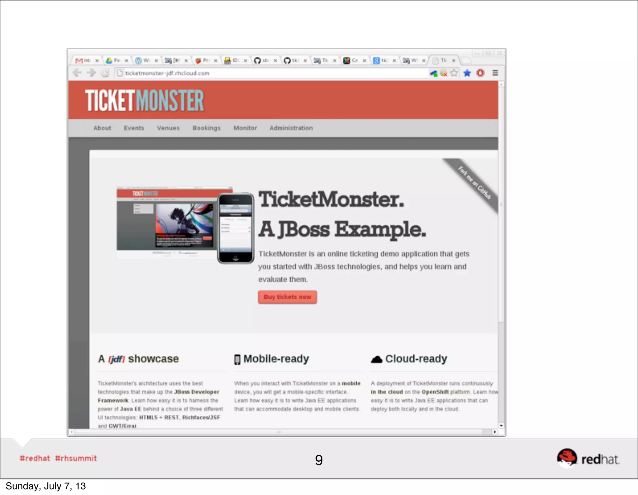 9
Sunday, July 7, 13
 