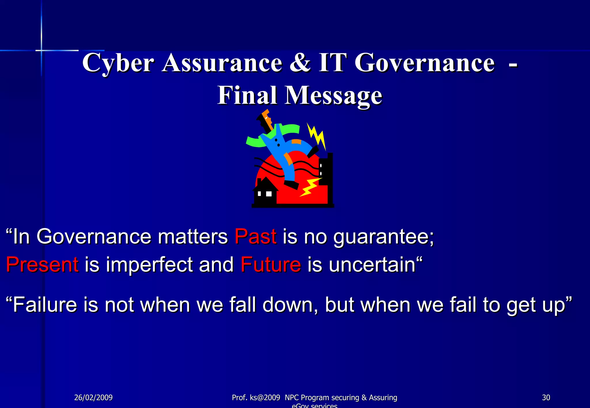 Securing & Asuring E Governance Services