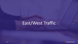 East/West Traffic
3/9/207
 