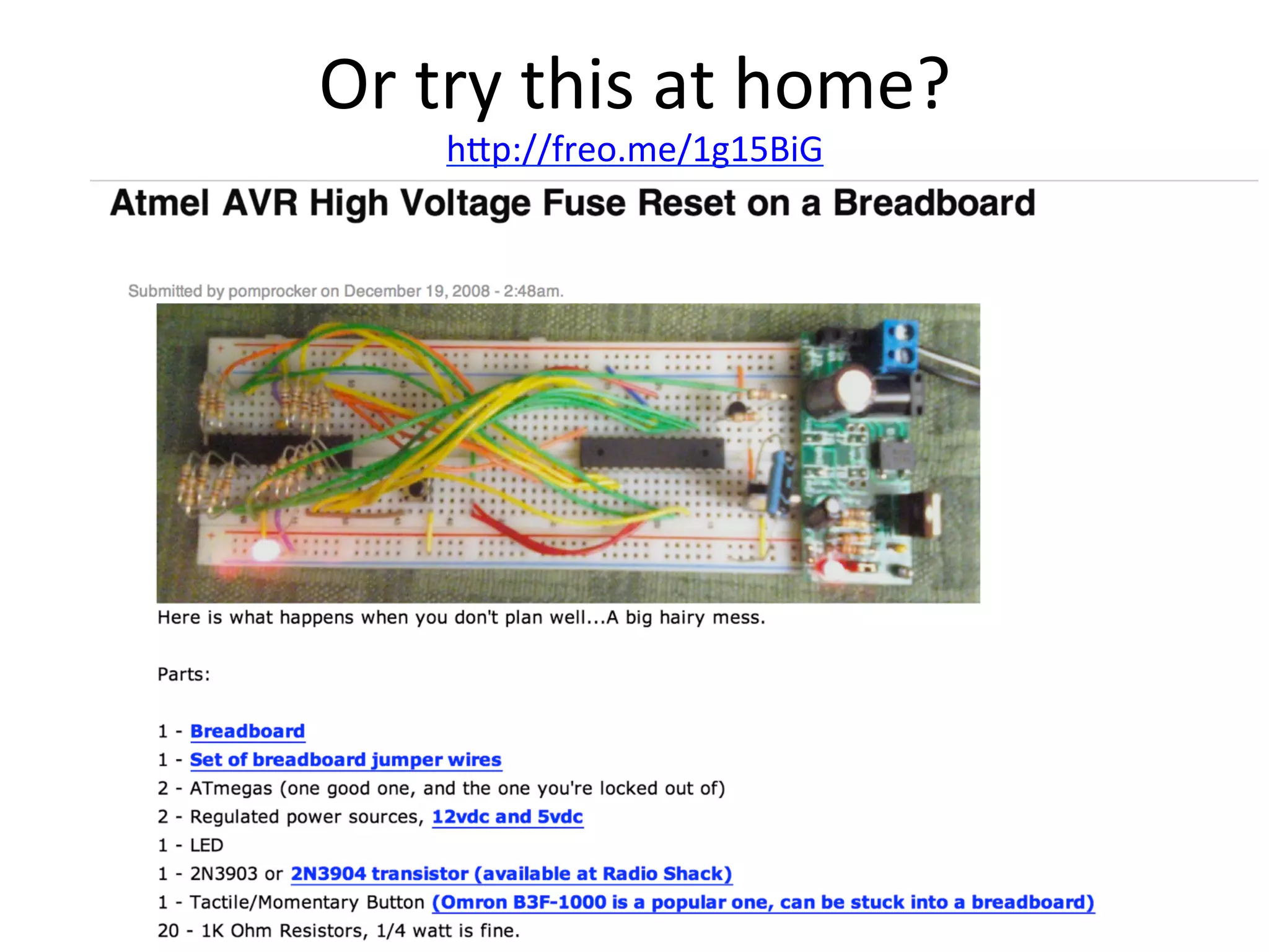 Or	
  try	
  this	
  at	
  home?	
  
hQp://freo.me/1g15BiG	
  	
  
 