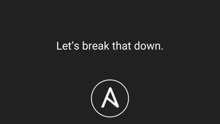 Let’s break that down.
 