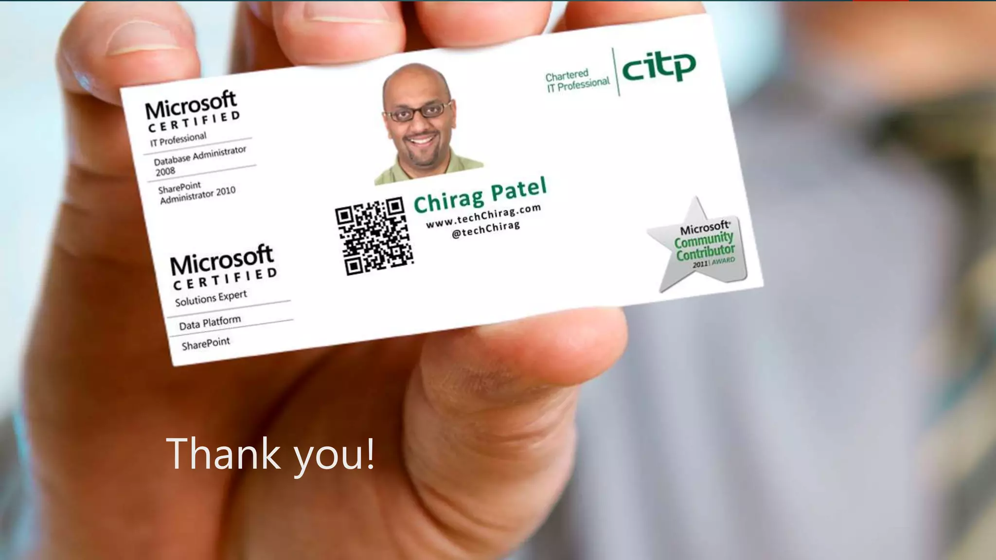 #SUGUK@techChirag
Thank you!
 