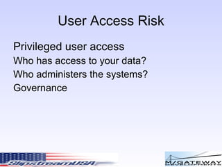 Corporate/Lawyers view 