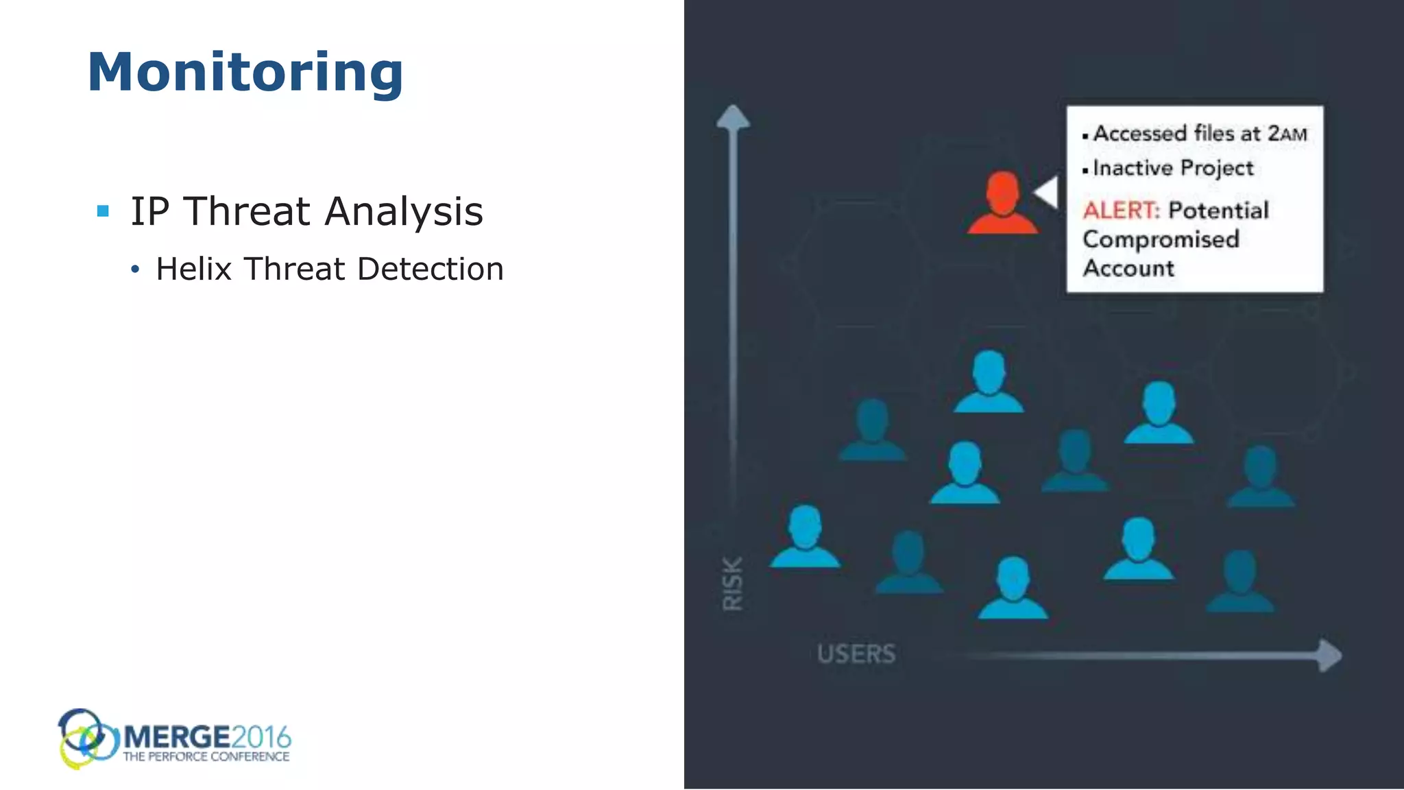 19
Monitoring
 IP Threat Analysis
• Helix Threat Detection
 