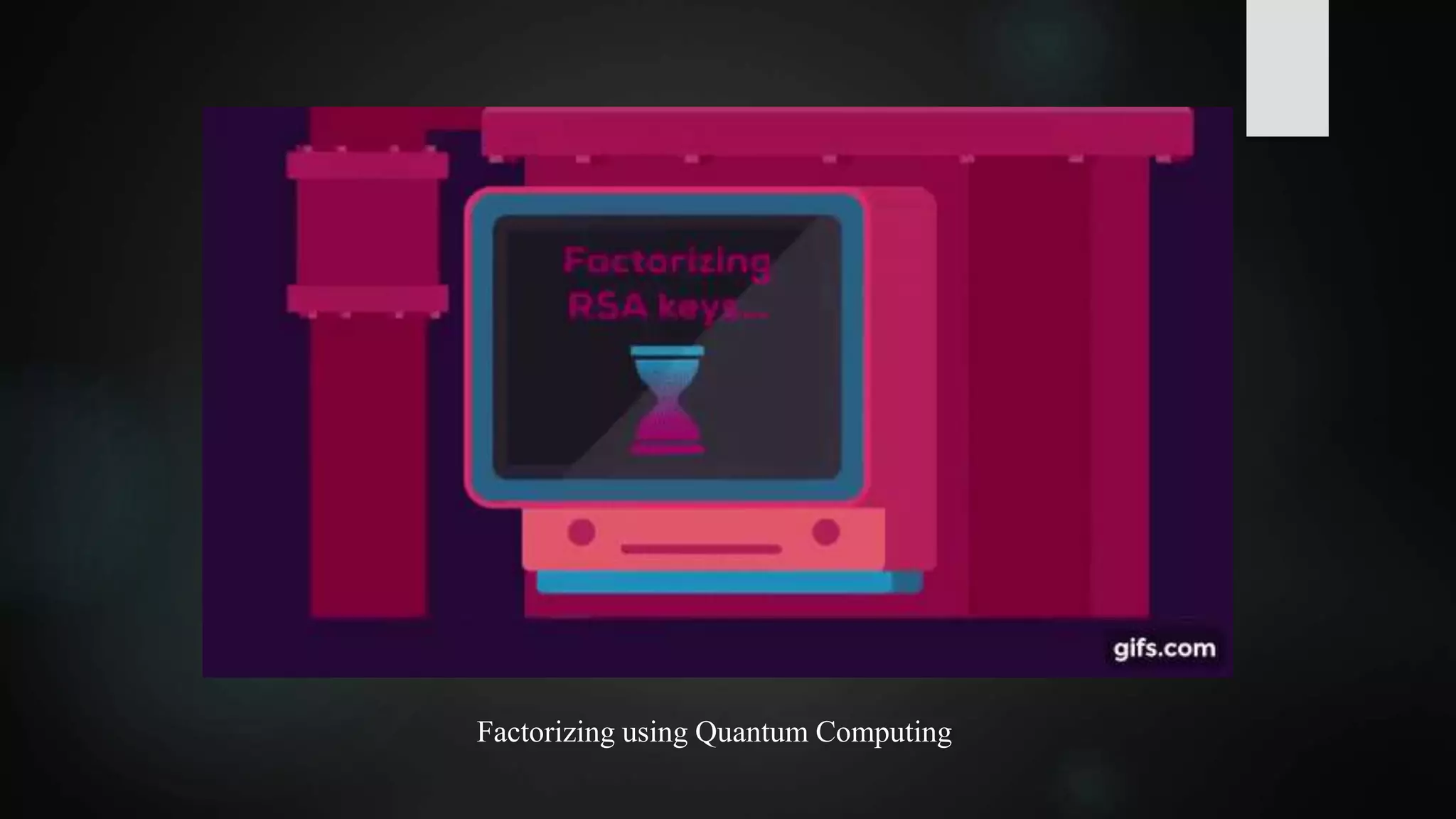 Factorizing using Quantum Computing
 