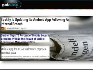 Agenda
What is sensitive data?
How to look after it
Questions to ask your potential event technology provider
 