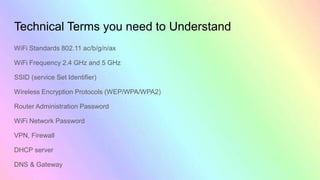 Securing your home wi fi network | PPTX