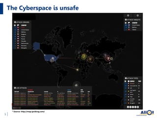 The Cyberspace is unsafe
1
* Source: http://map.ipviking.com/
 