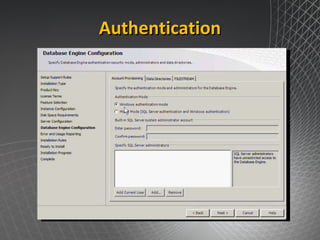 Authentication 