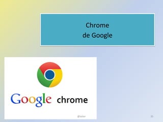 Chrome
de Google
@telier 35
 