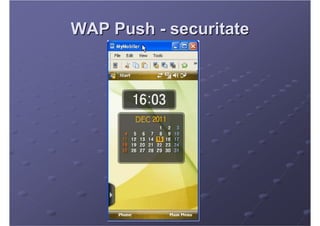 WAP Push - securitate
 