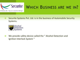 Product Description and Business Details